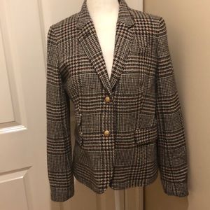 J. Crew size 10 plaid blazer